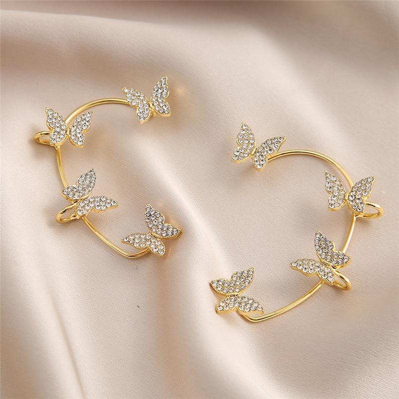 Butterfly gold EAR CUFF